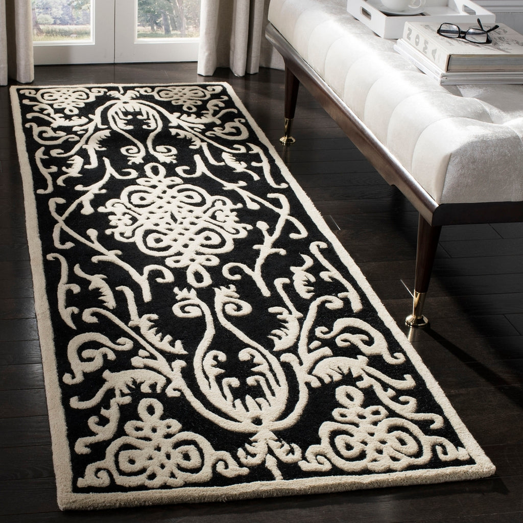 Whitton Viscose/Wool Hand Tufted Industrial Rug – English Elm