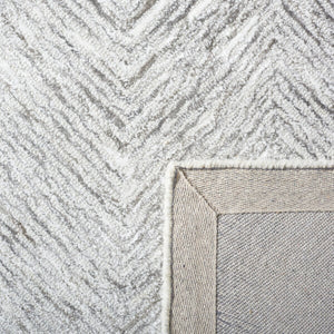 Soho 175 Hand Tufted 45% Viscose, 35% Wool, 20% Cotton Contemporary Rug Grey / Ivory 45% Viscose, 35% Wool, 20% Cotton SOH175F-6SQ