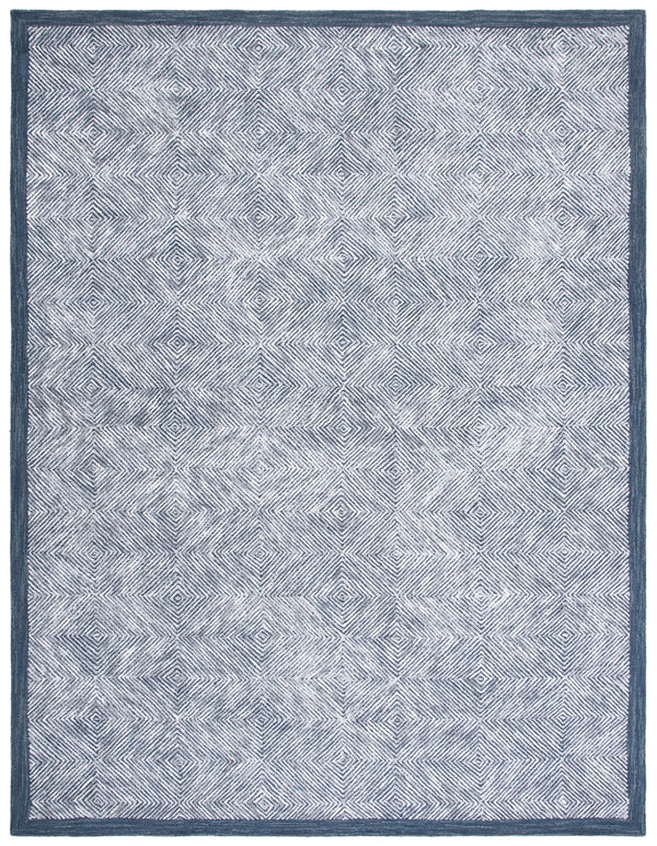 Soho 176 Hand Tufted 45% Viscose, 35% Wool, 20% Cotton Contemporary Rug Dark Grey / Ivory 45% Viscose, 35% Wool, 20% Cotton SOH176F-4