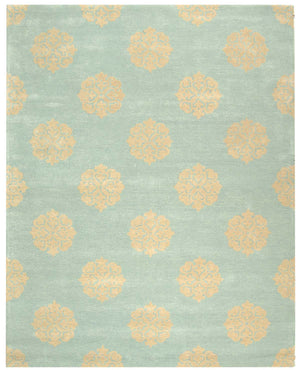 Soho Soh424  Hand Tufted 100% Wool Pile Rug Turquoise