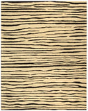 Soho Soh426  Hand Tufted 100% Wool Pile Rug White / Black