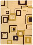 Soh711 Hand Tufted Wool and Viscose Rug