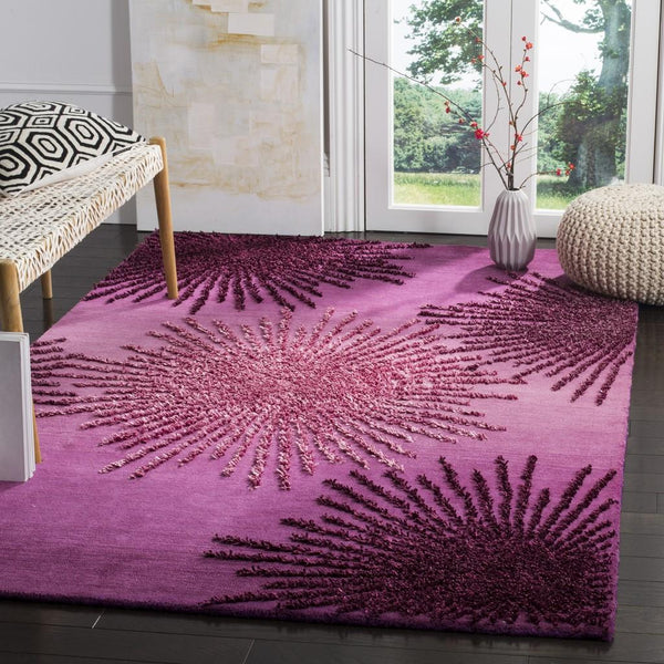Safavieh Soh712 Hand Tufted Wool and Viscose Rug SOH712Q-2