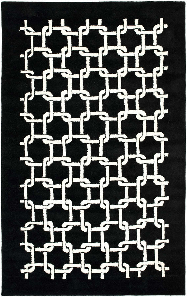 SOH741 Hand Tufted Rectangle Rug in Luxurious Wool & Viscose – Exquisite Indian Craftsmanship