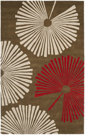 SOH749 Hand Tufted Square Rug in Luxurious Wool & Viscose for Elegant Home Décor from India