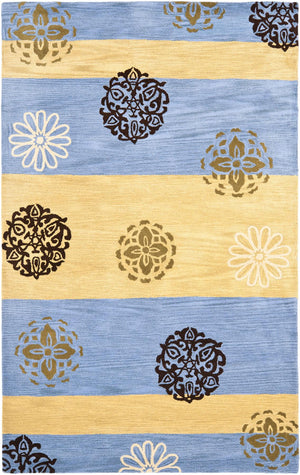 SOH777 Hand Tufted Rug - Luxurious Wool & Viscose Pile, Elegant Rectangle Design from India