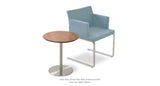 Ares End Table Set: Ares End Table Wulnat With Soho Flat Smoke Blue Wool