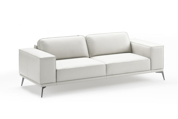 VIG Furniture Coronelli Collezioni Soho - Contemporary Italian White Leather Sofa VGCCSOHO-WHT-S