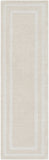 Sorrento SOT-2300 Modern Wool, Nylon Rug SOT2300-268 Ivory, Taupe 70% Wool, 30% Nylon 2'6" x 8'