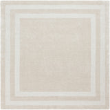 Sorrento SOT-2300 Modern Wool, Nylon Rug SOT2300-8SQ Ivory, Taupe 70% Wool, 30% Nylon 8' Square