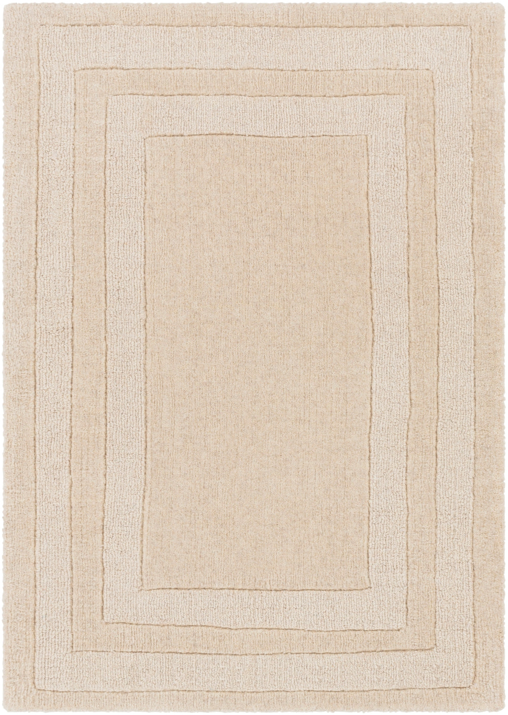 Sorrento SOT-2301 Modern Wool, Nylon Rug SOT2301-913 Wheat 70% Wool, 30% Nylon 9' x 13'