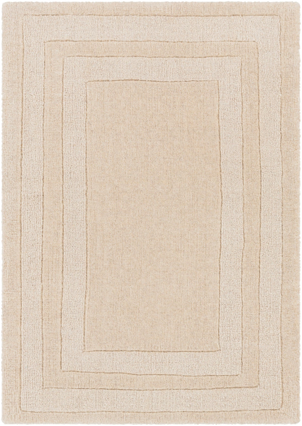 Sorrento SOT-2301 Modern Wool, Nylon Rug SOT2301-913 Wheat 70% Wool, 30% Nylon 9' x 13'