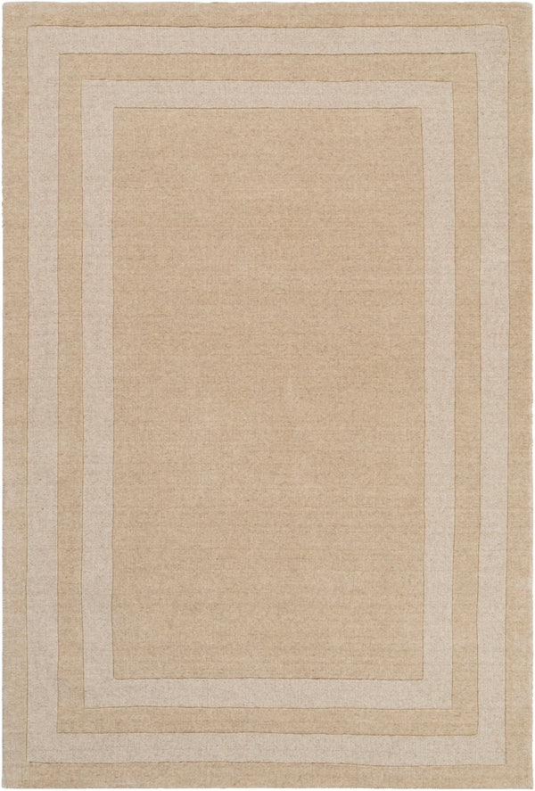 Sorrento SOT-2301 Modern Wool, Nylon Rug SOT2301-576 Wheat 70% Wool, 30% Nylon 5' x 7'6"