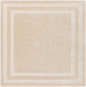 Sorrento SOT-2301 Modern Wool, Nylon Rug SOT2301-8SQ Wheat 70% Wool, 30% Nylon 8' Square