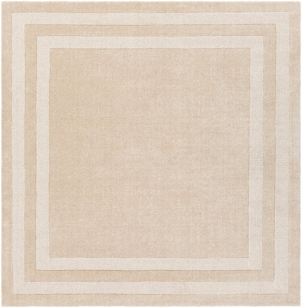 Sorrento SOT-2301 Modern Wool, Nylon Rug SOT2301-8SQ Wheat 70% Wool, 30% Nylon 8' Square
