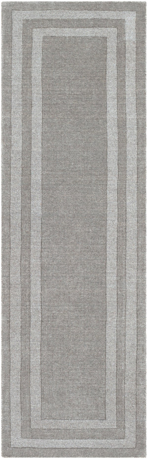 Sorrento SOT-2303 Modern Wool, Nylon Rug SOT2303-268 Taupe 70% Wool, 30% Nylon 2'6" x 8'