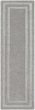 Sorrento SOT-2303 Modern Wool, Nylon Rug SOT2303-268 Taupe 70% Wool, 30% Nylon 2'6" x 8'