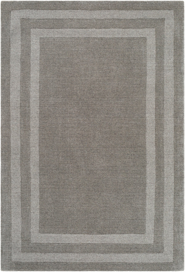 Sorrento SOT-2303 Modern Wool, Nylon Rug SOT2303-576 Taupe 70% Wool, 30% Nylon 5' x 7'6"