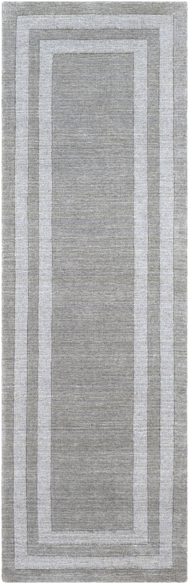 Sorrento SOT-2304 Modern Wool, Nylon Rug SOT2304-913 Medium Gray 70% Wool, 30% Nylon 9' x 13'