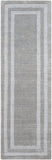 Sorrento SOT-2304 Modern Wool, Nylon Rug SOT2304-268 Medium Gray 70% Wool, 30% Nylon 2'6" x 8'