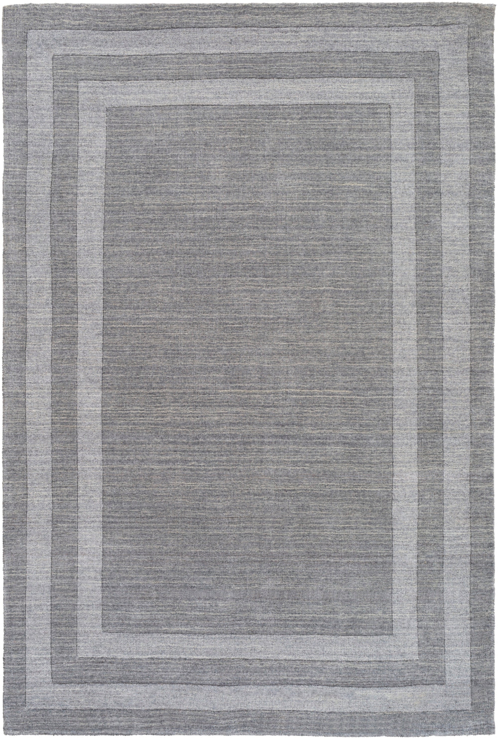 Sorrento SOT-2304 Modern Wool, Nylon Rug SOT2304-913 Medium Gray 70% Wool, 30% Nylon 9' x 13'