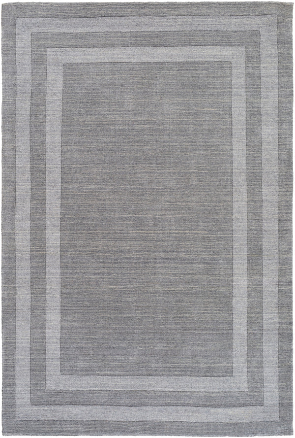 Sorrento SOT-2304 Modern Wool, Nylon Rug SOT2304-913 Medium Gray 70% Wool, 30% Nylon 9' x 13'