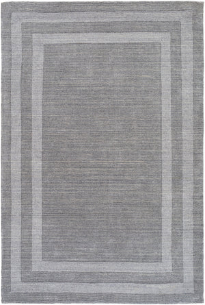 Sorrento SOT-2304 Modern Wool, Nylon Rug SOT2304-913 Medium Gray 70% Wool, 30% Nylon 9' x 13'