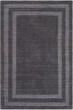 Sorrento SOT-2305 Modern Wool, Nylon Rug SOT2305-576 Charcoal 70% Wool, 30% Nylon 5' x 7'6"