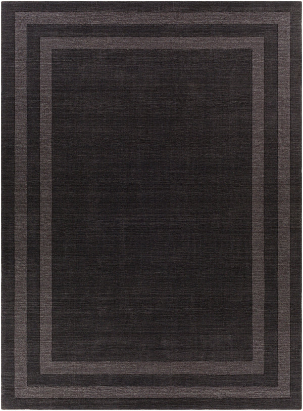 Sorrento SOT-2305 Modern Wool, Nylon Rug SOT2305-811 Charcoal 70% Wool, 30% Nylon 8' x 11'