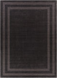 Sorrento SOT-2305 Modern Wool, Nylon Rug SOT2305-811 Charcoal 70% Wool, 30% Nylon 8' x 11'