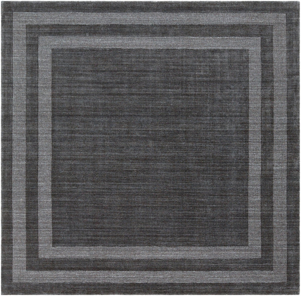 Sorrento SOT-2305 Modern Wool, Nylon Rug SOT2305-8SQ Charcoal 70% Wool, 30% Nylon 8' Square