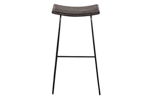 Porter Designs Yuki Solid Mango Wood Seat Contemporary Bar Stool Black 07-108-11-8654-1