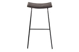 Porter Designs Yuki Solid Mango Wood Seat Contemporary Bar Stool Black 07-108-11-8654-1