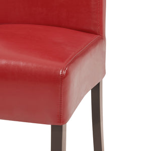 Valencia Bonded Leather Dining Chair Set of 2 - Stylish, Modern Design for Any Dining Room Decor