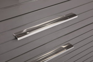 VIG Furniture Modrest Splendor - Grey High Gloss Slatted Chest VGVCJ20256-6H-GRY-CHEST