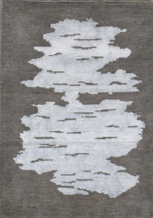 Pasargad Modern Collection Hand-Loomed Silk & Wool Area Rug SPRIL-2-3 2X3-PASARGAD