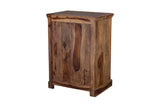 Porter Designs Taos Solid Sheesham Wood Natural Nightstand Brown 04-196-04-9075H