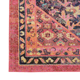 Nourison Passionate PST01 Bohemian Machine Made Power-loomed Indoor Area Rug Pink/Flame 8'9" x 11'9" 99446454713
