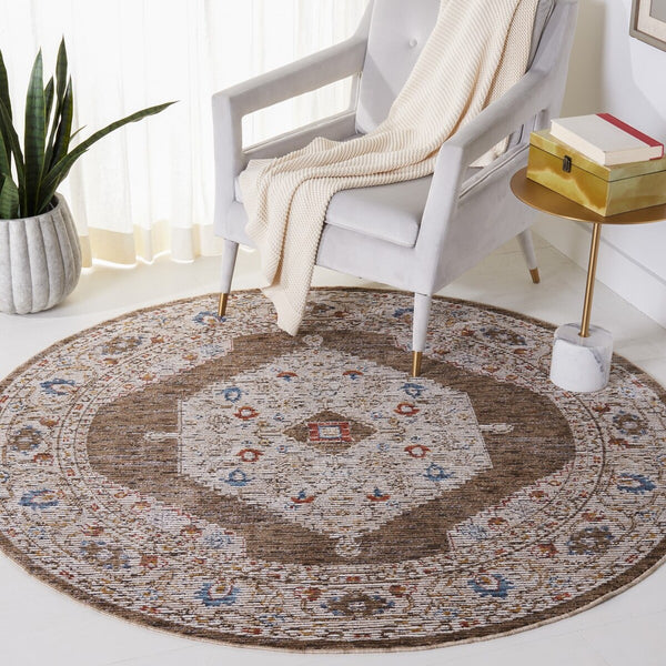 Safavieh Sierra 402 Power Loomed 78% Polypropylene/14% Cotton/ 8% Latex Traditional Rug SRA402A-9