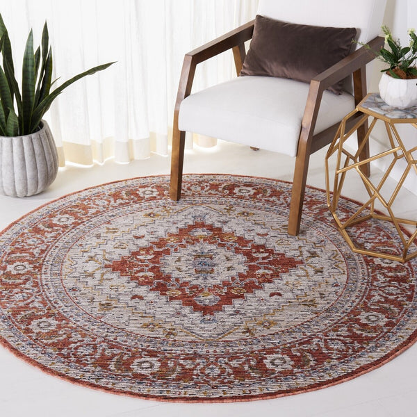 Safavieh Sierra 410 Power Loomed 78% Polypropylene/14% Cotton/ 8% Latex Traditional Rug SRA410A-9