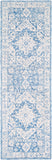 Serafina SRF-2018 Traditional Wool Rug SRF2018-268 Pale Blue, Ivory 100% Wool 2'6" x 8'