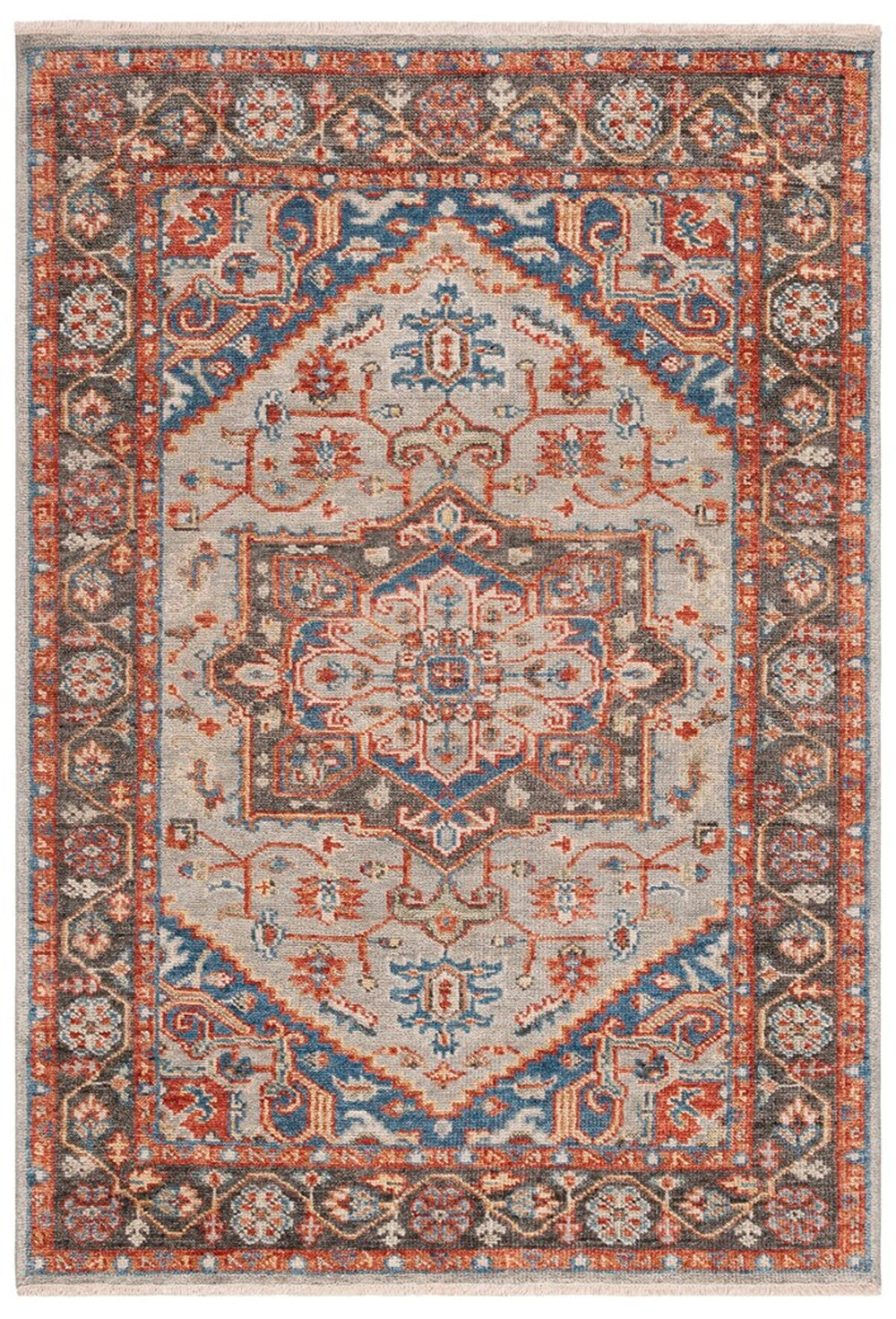 Safavieh Samarkand 101 Hand Knotted 70% Wool and 30% Cotton Traditional Rug SRK101F-9
