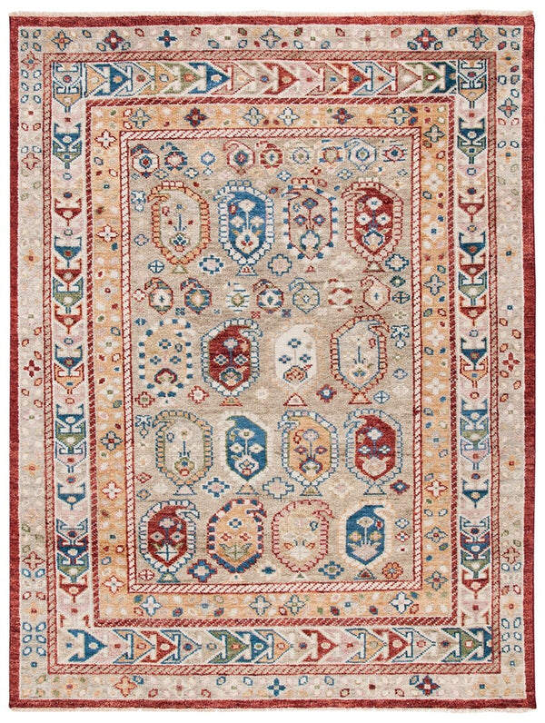 Safavieh Samarkand 103 Hand Knotted 80% Wool and 10% Cotton Traditional Rug SRK103B-9