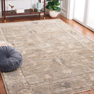 Safavieh Samarkand 104 Hand Knotted 80% Wool and 10% Cotton Traditional Rug SRK104F-2SQ