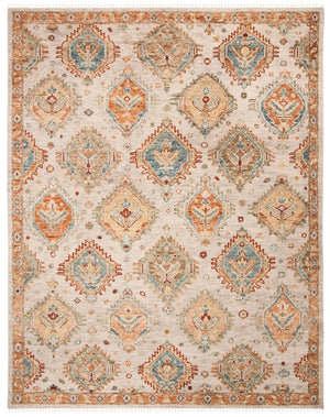 Samarkand 105 Traditional Hand Knotted 100% Wool Pile Rug Beige / Gold