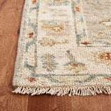 Safavieh Samarkand 106 Hand Knotted 80% Wool and 10% Cotton Traditional Rug SRK106F-2SQ