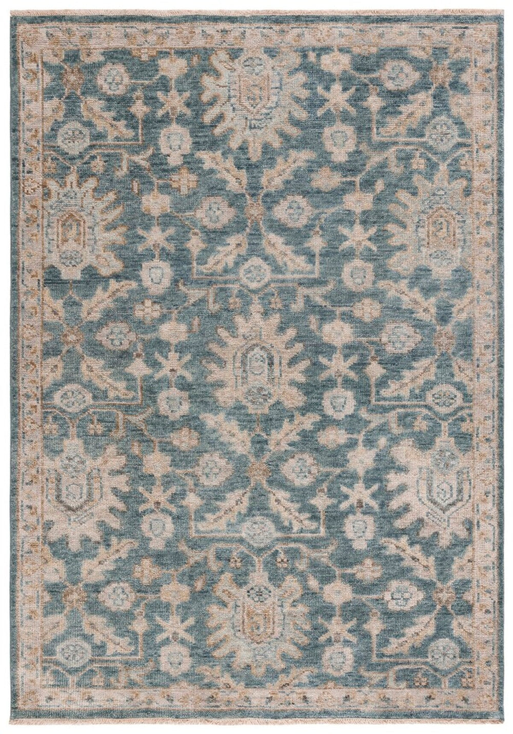 Safavieh Samarkand 108 Hand Knotted 80% Wool and 10% Cotton Traditional Rug SRK108M-2SQ