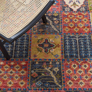 Safavieh Samarkand 124 Hand Knotted 70% Wool and 30% Cotton Traditional Rug SRK124Q-9