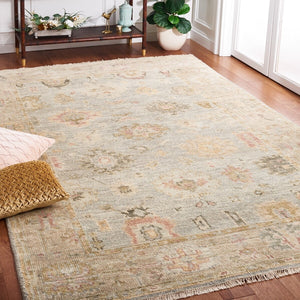 Safavieh Samarkand 163 Hand Knotted Wool Traditional Rug SRK163L-9