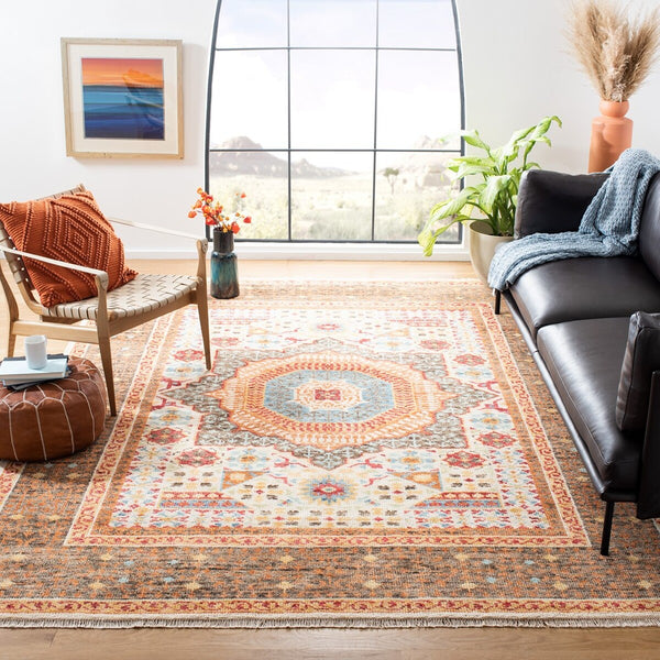 Safavieh Samarkand 165 Hand Knotted 80% Wool and 20% Cotton Rug SRK165B-9